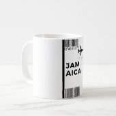 搭乗券ジャマイカマグ コーヒーマグカップ (正面左)