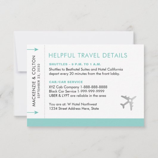 搭乗券チケット個人護衛座席表 (裏面)