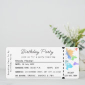 搭乗券トラベルラバーパーティーの写真 招待状 (スタンド正面)