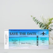 搭乗券トロピカルビーチ結婚式保存日 (スタンド正面)