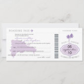 搭乗券ドミニカ共和国に日付を保存 セーブザデート (正面)