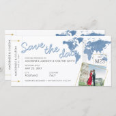 搭乗券フォトブルーワールドマップを保存 (正面/裏面)