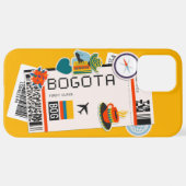 搭乗券ボゴタコロンビア iPhoneケース (裏面横)