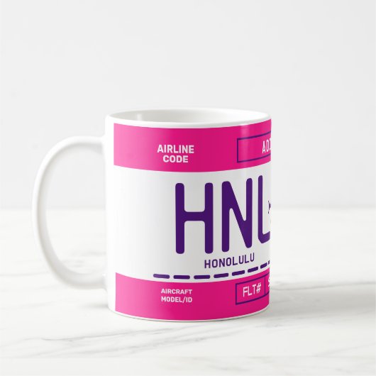 搭乗券マグカップ コーヒーマグカップ (左)