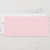 搭乗券ヴィンテージピンクと白の日付を保存 (裏面)