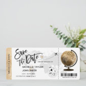 搭乗券ヴィンテージマップの保存 招待状 (スタンド正面)