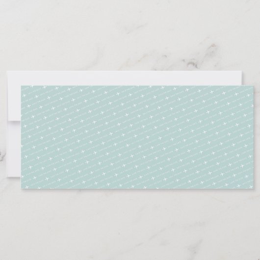 搭乗券ヴィンテージ青と白の日付の保存 (裏面)