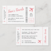 搭乗券名刺 名刺 (正面/裏面)