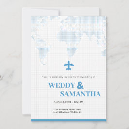 搭乗券結婚式招待状 招待状