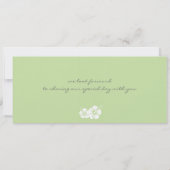 搭乗券結婚式招待状 招待状 (裏面)