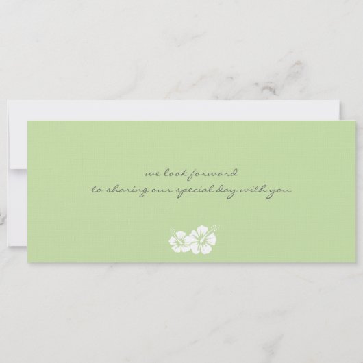 搭乗券結婚式招待状 招待状 (裏面)