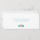 搭乗券結婚式招待状 招待状 (裏面)