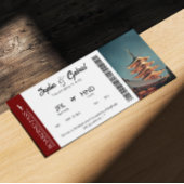 搭乗券誕生日フライトギフト券の写真 招待状