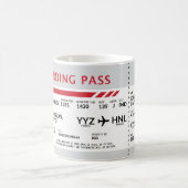 搭乗券 – グレー コーヒーマグカップ (中央)