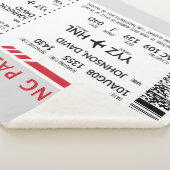 搭乗券 – グレー シェルパブランケット (3/4)