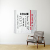 搭乗券 – グレー タペストリー (インサイチュ(横))