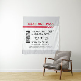 搭乗券 – グレー タペストリー