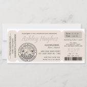 搭乗券 |サプライズ送信先誕生日 (正面)