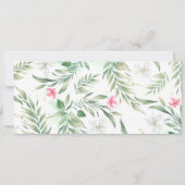 搭乗券 |ビーチ誕生日パーティーチケット 招待状 (裏面)