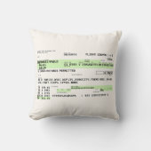 搭乗券 – レトロ クッション (正面)