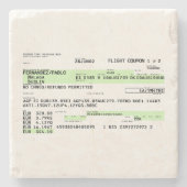 搭乗券 – レトロ ストーンコースター (正面)