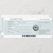 搭乗券 (今日のベストアワード) 招待状 (正面/裏面)