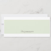 搭乗券 招待状 (裏面)