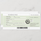 搭乗券 招待状 (正面/裏面)