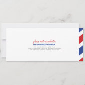 搭乗券 航空便チケット 招待状 (裏面)