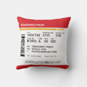 搭乗券 – 赤 クッション (裏面)
