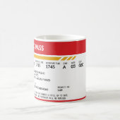 搭乗券 – 赤 コーヒーマグカップ (中央)