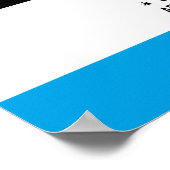 搭乗券（青） ポスター (角)