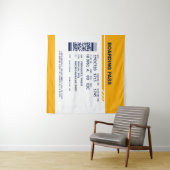 搭乗券 – 黄色 タペストリー (インサイチュ(横))