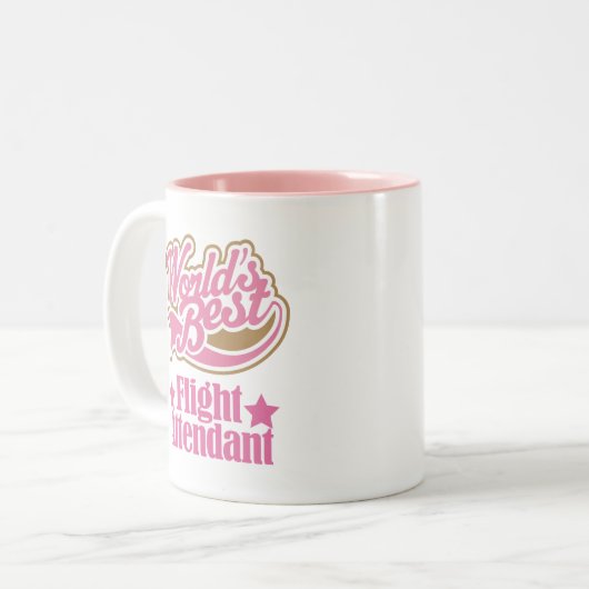 搭乗員のギフト(世界のベスト) ツートーンマグカップ (正面左)