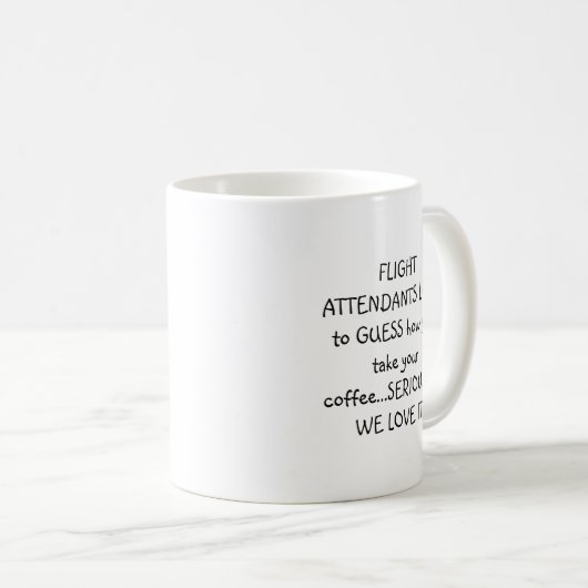 搭乗員のユーモア コーヒーマグカップ (正面右)