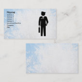 搭乗員の名刺のテンプレート 名刺 (正面/裏面)