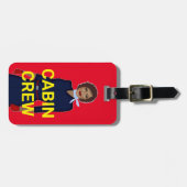 搭乗員の小屋の乗組員のスチュワーデスのメラニン ラゲッジタグ (正面横)