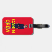 搭乗員の小屋の乗組員のスチュワーデスのメラニン ラゲッジタグ (裏面横)