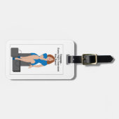 搭乗員の手荷物のショウガ ラゲッジタグ (正面横)