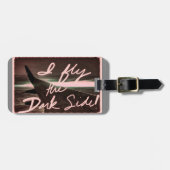 搭乗員私は暗黒面の荷物のラベルを飛ばします ラゲッジタグ (正面横)