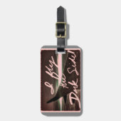 搭乗員私は暗黒面の荷物のラベルを飛ばします ラゲッジタグ (正面縦)