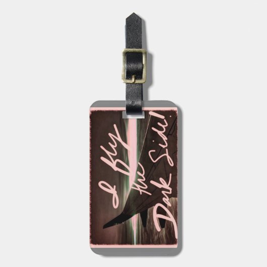 搭乗員私は暗黒面の荷物のラベルを飛ばします ラゲッジタグ (正面縦)