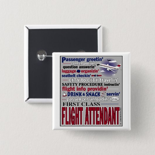 搭乗員Pin 缶バッジ (正面&裏面)