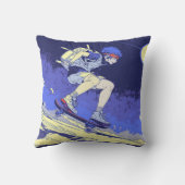 搭乗宇宙 – スケートボーダーデザイン クッション (裏面)