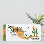 搭乗日メキシコを保存 招待状 (スタンド正面)