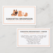 搭乗獣犬キャットバードペットシッター 名刺 (正面/裏面)