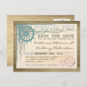 搭乗航海の券はがきを保存する 案内ポストカード (正面/裏面)