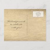 搭乗航海の券はがきを保存する 案内ポストカード (裏面)