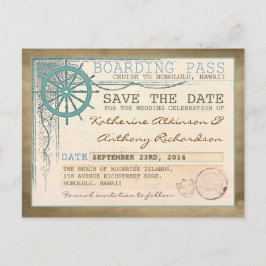 搭乗航海の券はがきを保存する 案内ポストカード