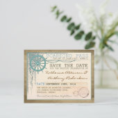 搭乗航海の券はがきを保存する 案内ポストカード (スタンド正面)